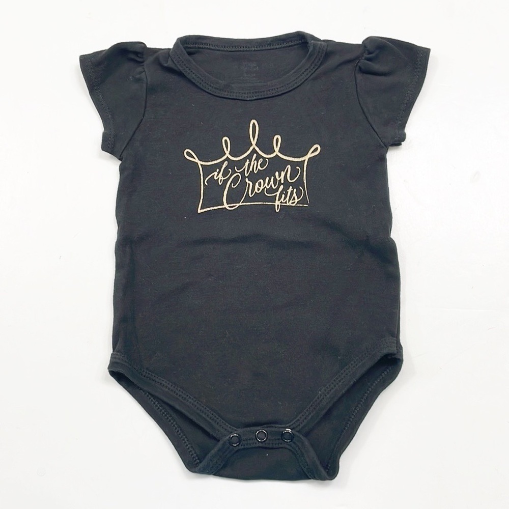 Yoga Sprout If The Crown Fits baby girl bodysuit